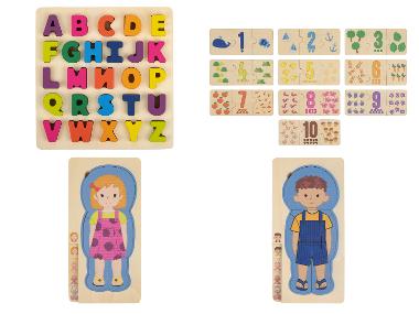 LUPILU® Puzzles éducatifs en bois