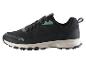 Chaussures de course Crivit noires avec détails verts et semelle beige