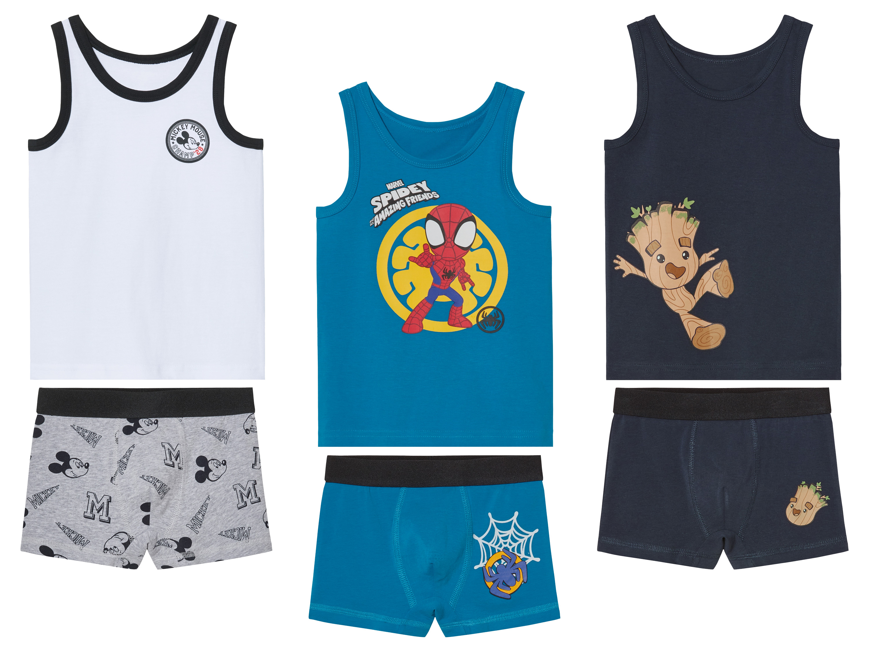 Disney / Marvel ondergoedset voor kinderen