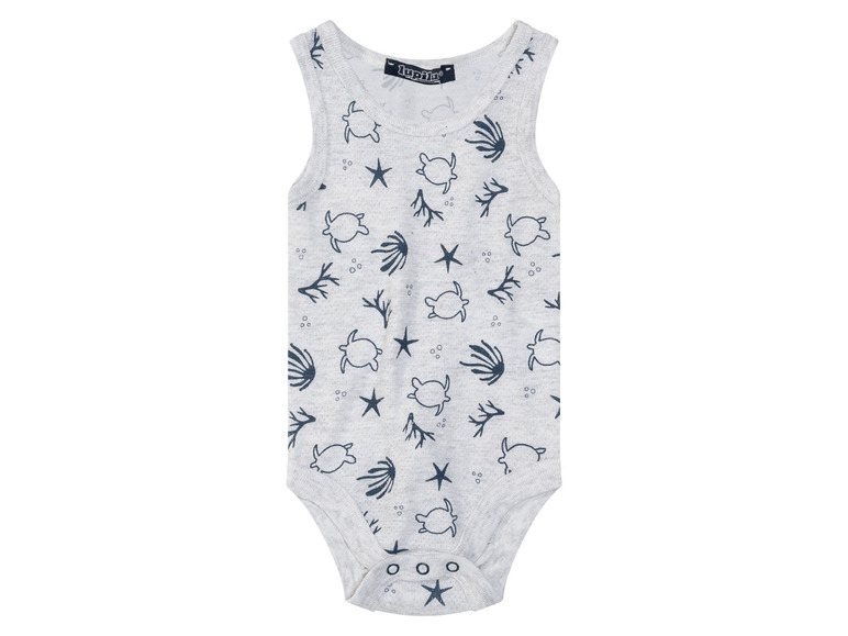 Aller en mode plein écran lupilu® Bodys pour garçons bébés, 2 pièces, en pur coton bio - Photo 16