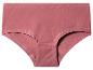 Een roze katoenen slip met hoge taille.