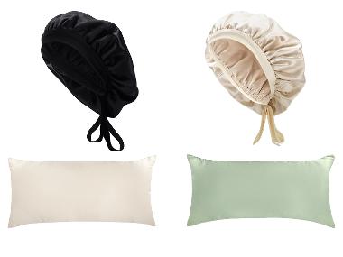 LIVARNO® Bonnet ou taie d'oreiller en soie