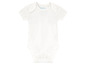 Un body blanc pour bébé de la marque Lupilu.