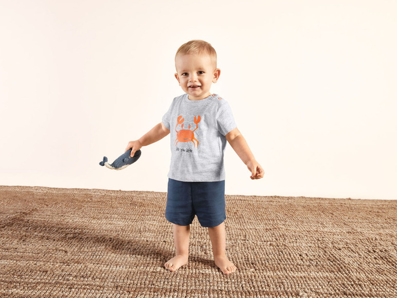Aller en mode plein écran lupilu® Ensemble d’été bébé 3 pièces en pur coton bio - Photo 11