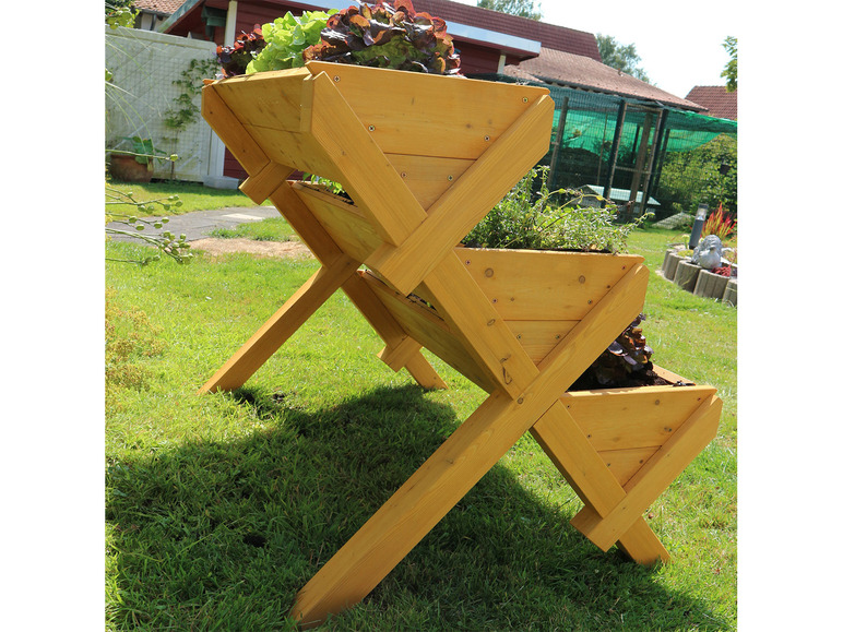 Aller en mode plein écran HABAU Potager en bois sur pieds Trio - Photo 12