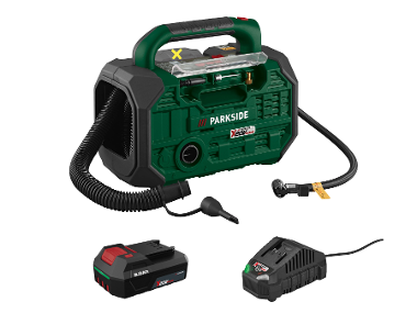 PARKSIDE® Compresseur et pompe à air sans fil 20 V PKA20 avec batterie et chargeur