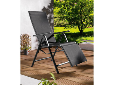 LIVARNO home Chaise relax en aluminium »Houston«, pliable