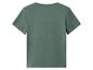 Donkergroen T-shirt met korte mouwen, achterkant