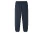 Donkerblauwe katoenen joggingbroek.