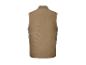 Gilet marron pour homme, vue de dos.