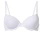 Soutien-gorge blanc uni à fines bretelles