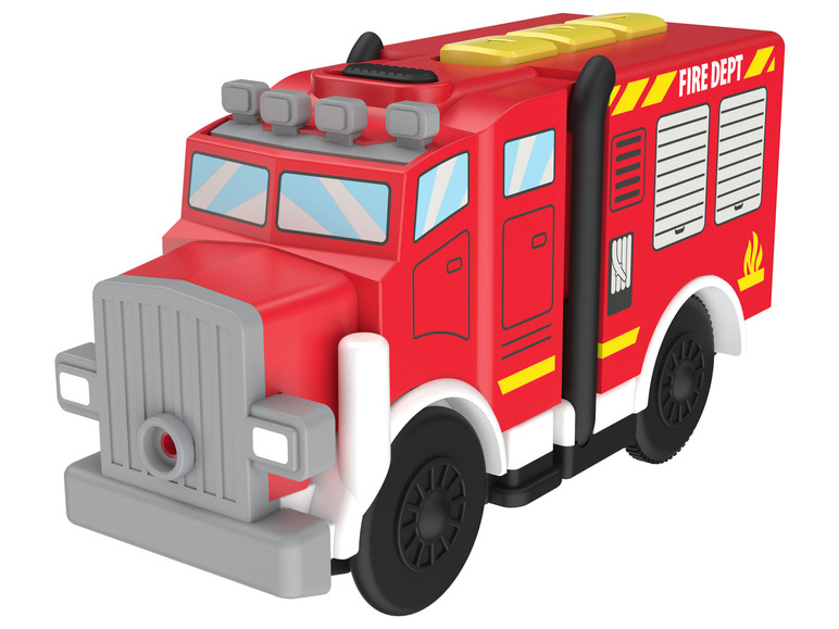 Aller en mode plein écran Playtive Set de chemin de fer en bois ferme ou pompiers - Photo 6