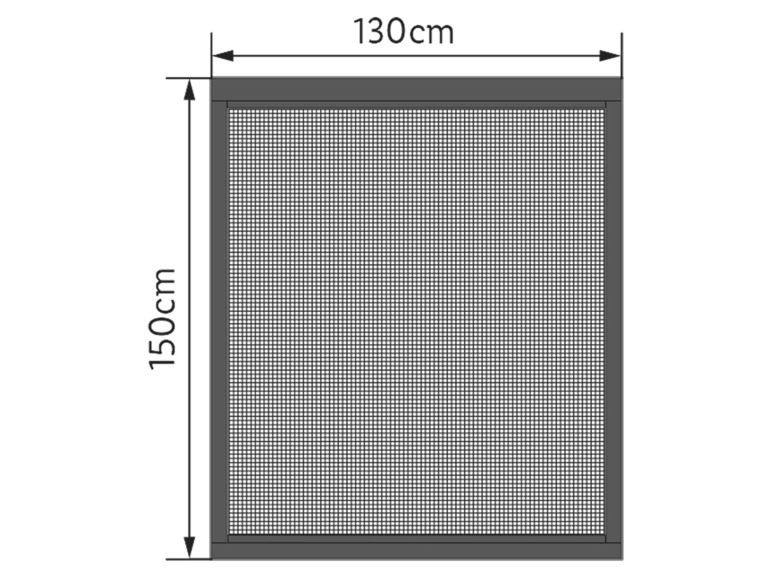 Ga naar volledige schermweergave: LIVARNO home Aluminium vliegenraam, 130 x 150 cm - afbeelding 5