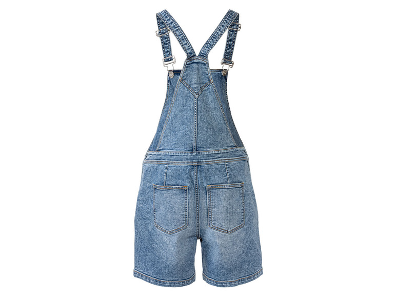 Aller en mode plein écran esmara® Salopette en jean pour femme, avec poche de poitrine plaquée - Photo 4