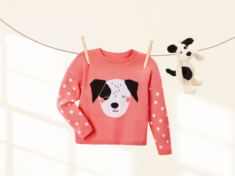 Aller en mode plein écran lupilu® Pull en maille en coton - Photo 6