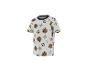 Kinder-T-shirt met print van berenkoppen, voetballen en letters N en P.