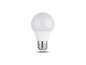 Een witte LED-lamp op een witte achtergrond.