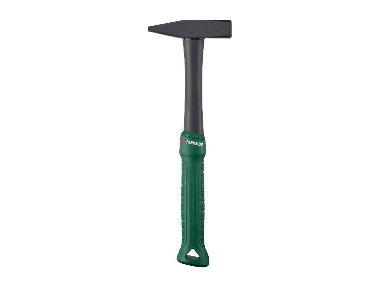 Parkside hamer met zwarte kop en groen handvat