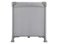 Lit bébé ou parc portable gris avec cadre métallique