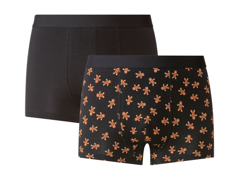 Aller en mode plein écran LIVERGY® Set de 2 boxers de Noël en un mélange de coton - Photo 5
