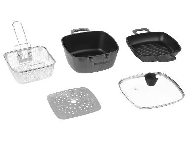 SILVERCREST® Set multifonction en fonte d'aluminium, 5 pièces