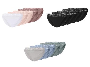 esmara® Slips pour femmes, 5 pièces