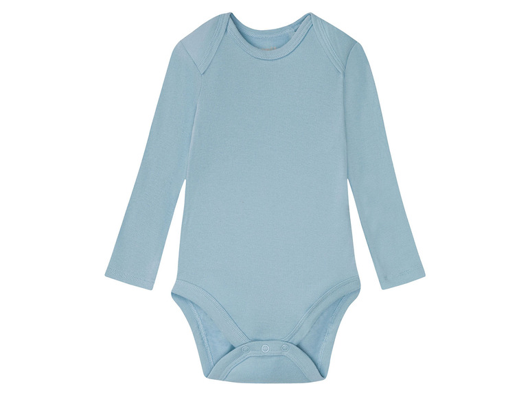 Ga naar volledige schermweergave: lupilu® Set van 5 biokatoenen body's met lange mouwen - afbeelding 3