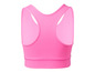 Een roze sportbeha met racerback.