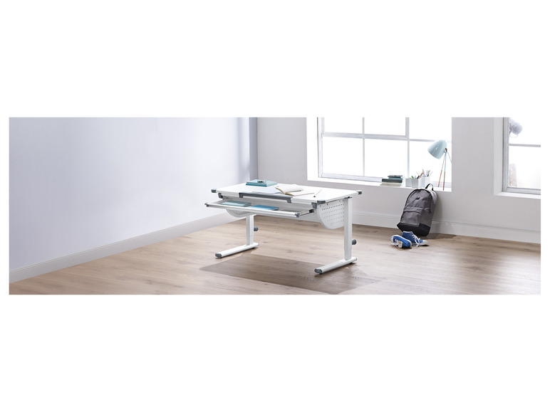 Ga naar volledige schermweergave: LIVARNO home Bureau voor kinderen, 110 x 53,5-83 x 59,5 cm - afbeelding 3