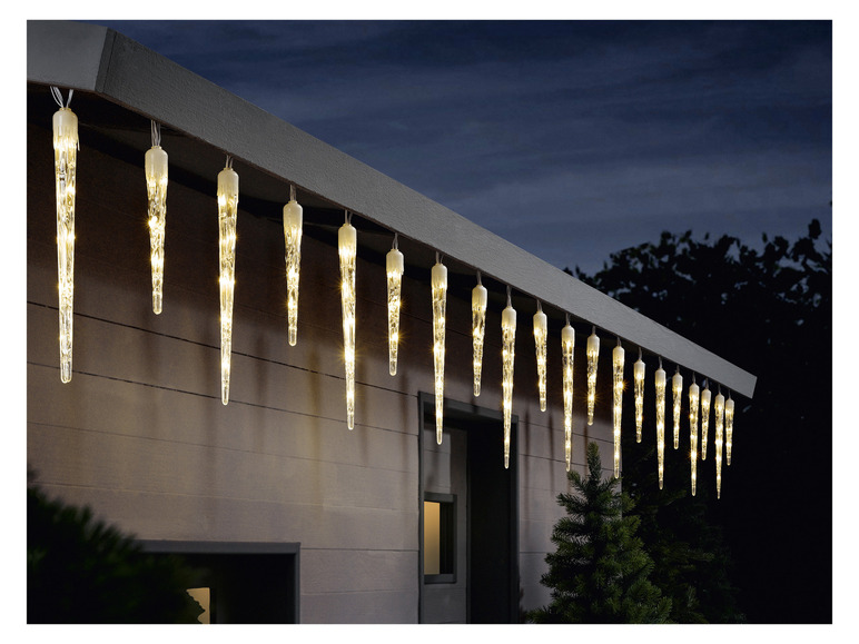 Ga naar volledige schermweergave: LIVARNO home IJspegel-ledlichtketting - afbeelding 3