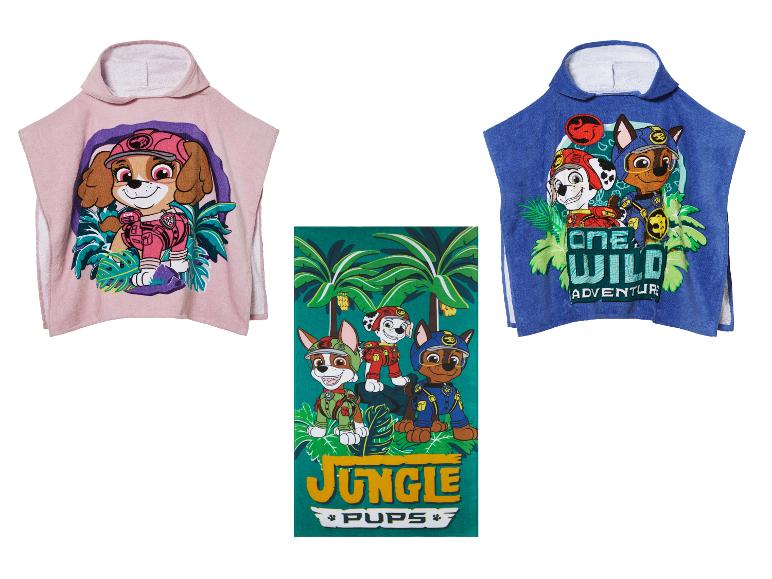Paw Patrol badcapes en Jungle Pups badlaken.