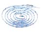 Witte LED-strip met 3M 9448A lijm, spiraalvormig opgerold, met USB-connector.