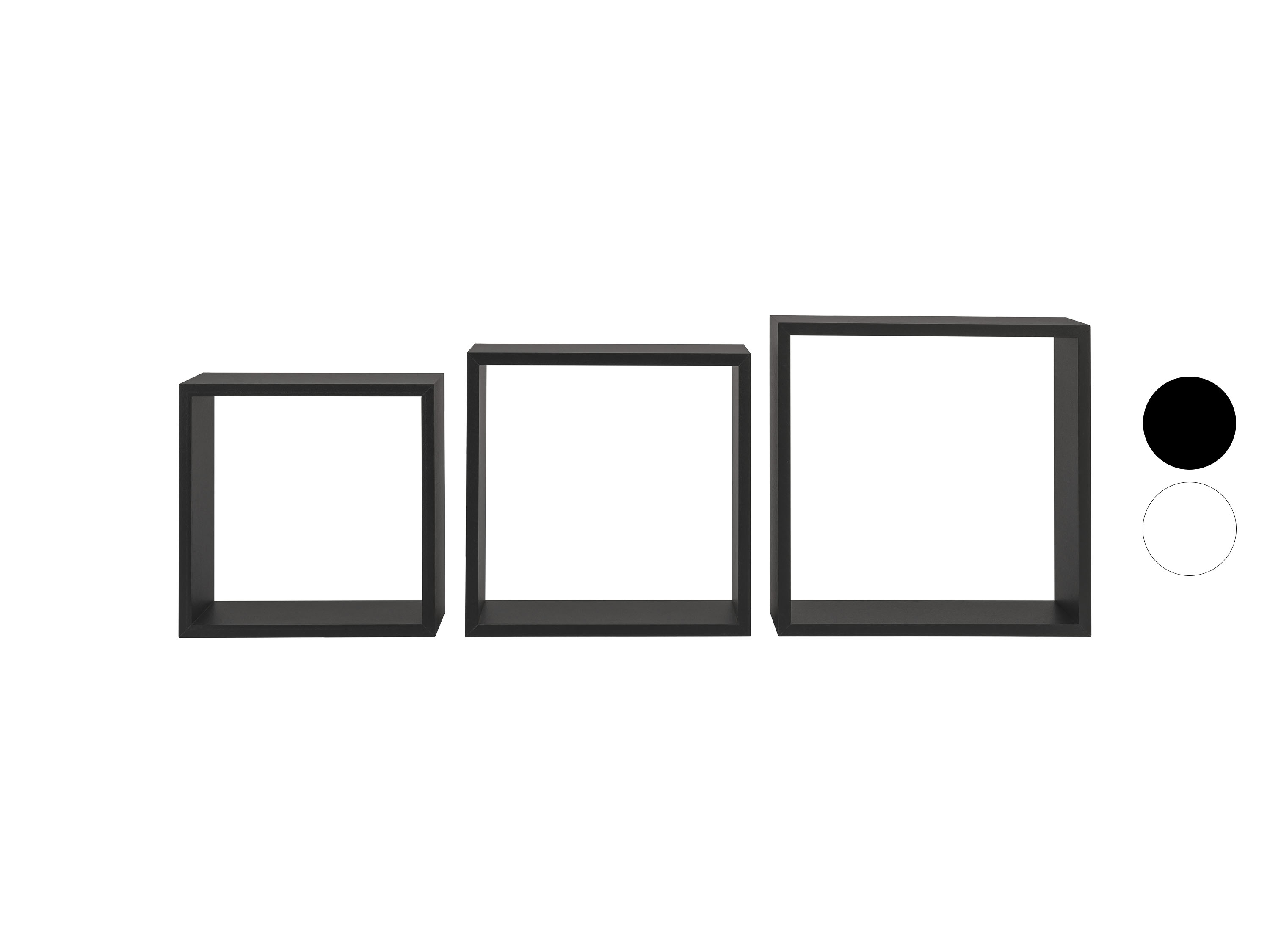 Wandkubussen LIVARNO home, set van 3