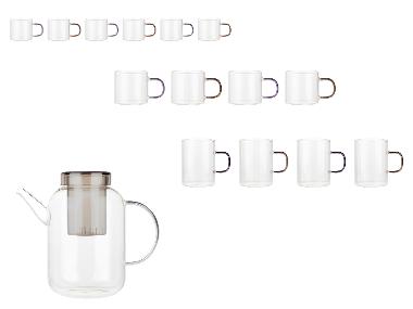 Set de verres ou théière en verre borosilicate LIVARNO home