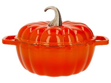SILVERCREST® Cocotte en fonte citrouille, Ø 24 cm