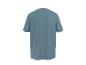Heren blauwgrijs T-shirt, achteraanzicht.