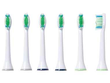 nevadent Brossettes de rechange pour brosse à dents électrique, set de 6