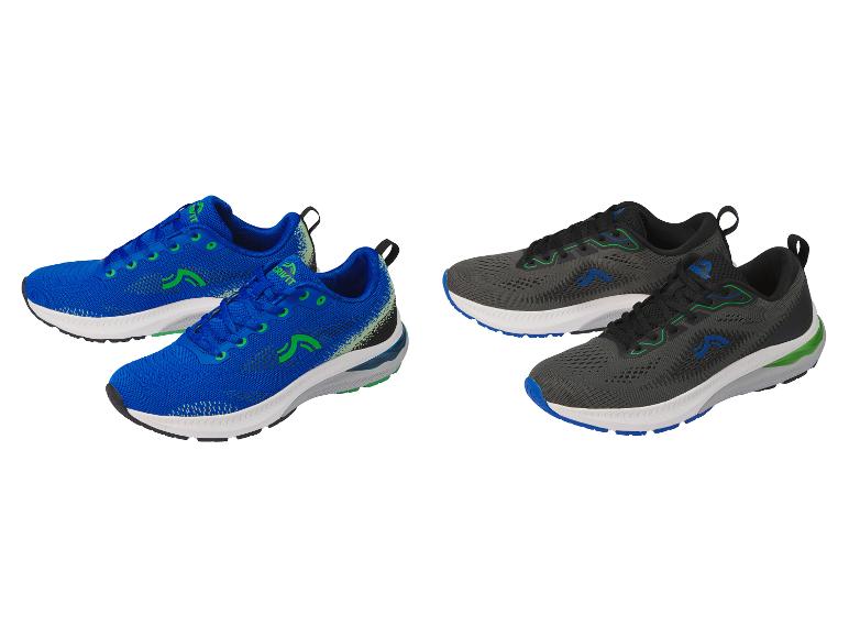 Drivit sportschoenen: blauwe en donkergrijze modellen.