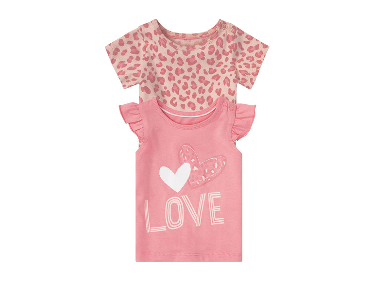 Ga naar volledige schermweergave: lupilu® Set van 2 biokatoenen T-shirts met korte mouwen - afbeelding 4