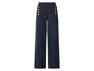 ESMARA® Broek met wijde pijpen voor dames (navy, XS(32/34))
