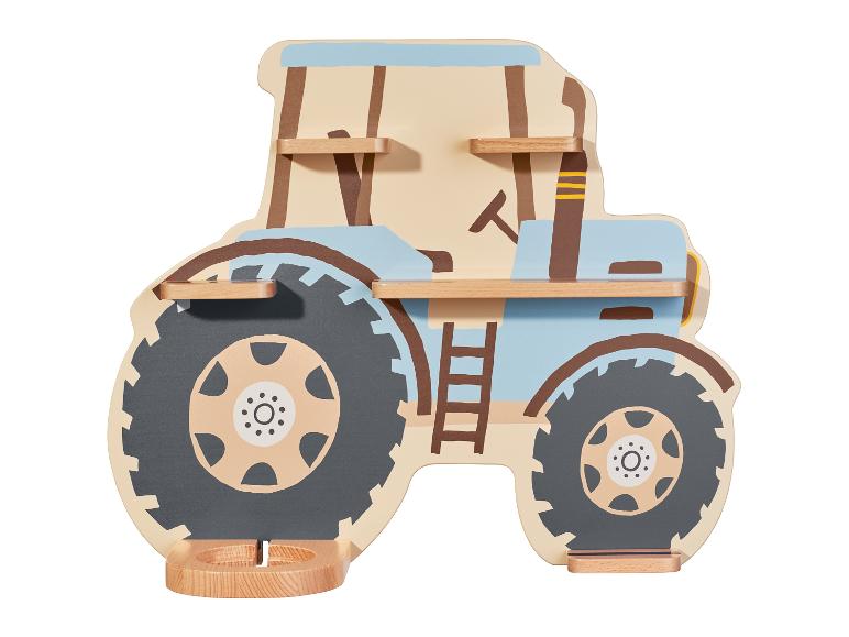Étagère murale en forme de tracteur pour chambre d'enfant