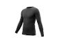 Maillot thermique noir à manches longues pour homme