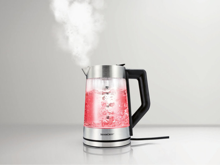 Aller en mode plein écran SILVERCREST® KITCHEN TOOLS Bouilloire en verre, max. 3 000 W, contenu 1,7 L - Photo 13