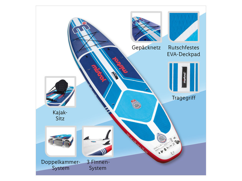 Aller en mode plein écran Mistral Planche SUP gonflable »Allround« - Photo 3