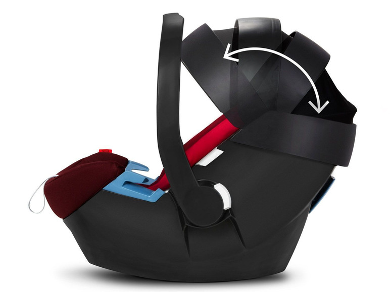 Ga naar volledige schermweergave: CYBEX SILVER Autostoel »Aton Purple Rain«, Isofix, groep 0+, van 0 tot 13 kg - afbeelding 3