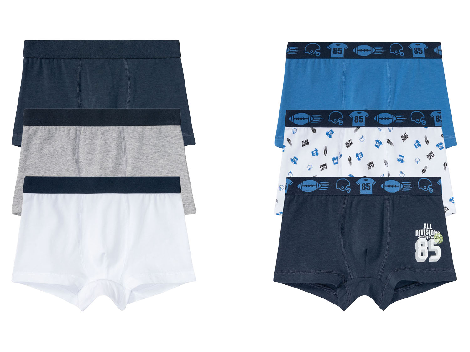 Set van 3 boxershorts van een katoenmix pepperts!®