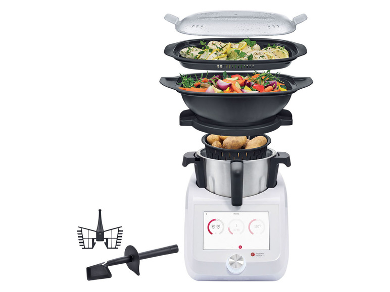 Poweka Lame De Rechange Compatible Avec Silvercrest Monsieur Cuisine Connect Et Monsieur 970289