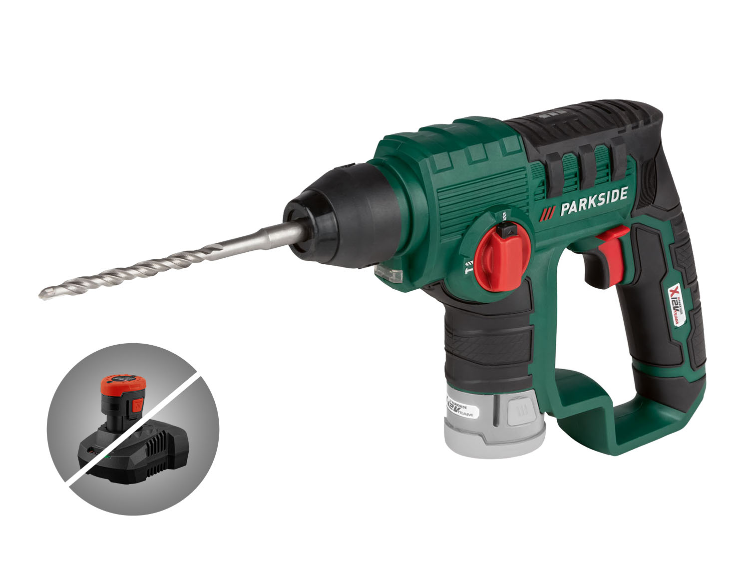 PARKSIDE® Accuboorhamer met SDS-plus »PBHA 12 A1«, 12 V
