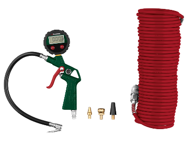 PARKSIDE® Gonfleur de pneus digital avec tuyau spiralé de 10 m