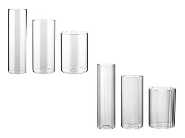LIVARNO® Set de vases, 3 pièces